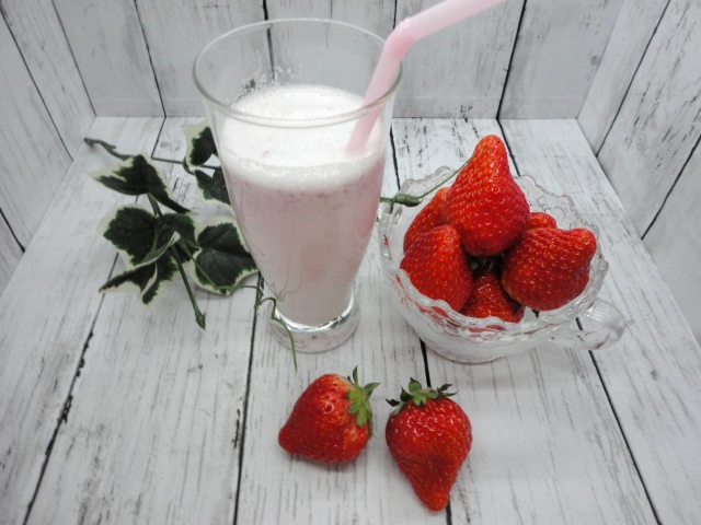 いちごのスムージー
