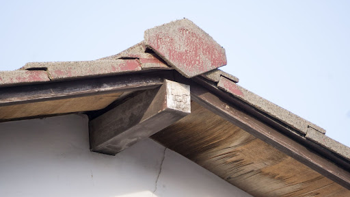 屋根　棟板金の劣化症状