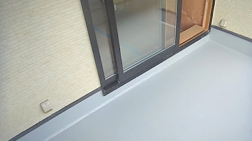 frp防水加工を施してあるベランダの床