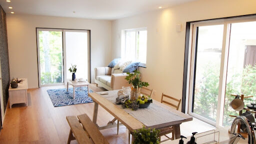 一般家庭のリビング　リノベーションのイメージ