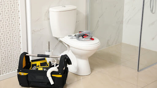 トイレ　工事道具