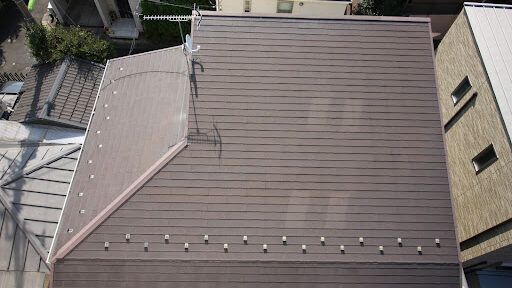 屋根を上から撮ったもの