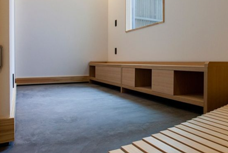 土間 収納ベンチ