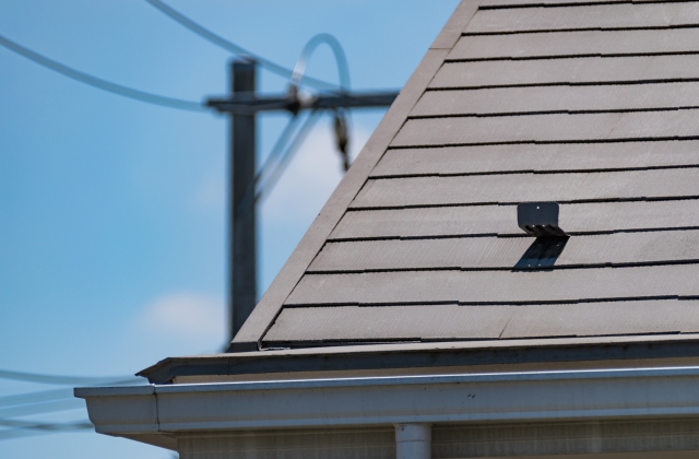 ストレート屋根　角