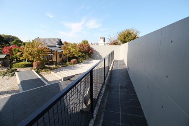 コンクリート, 庭