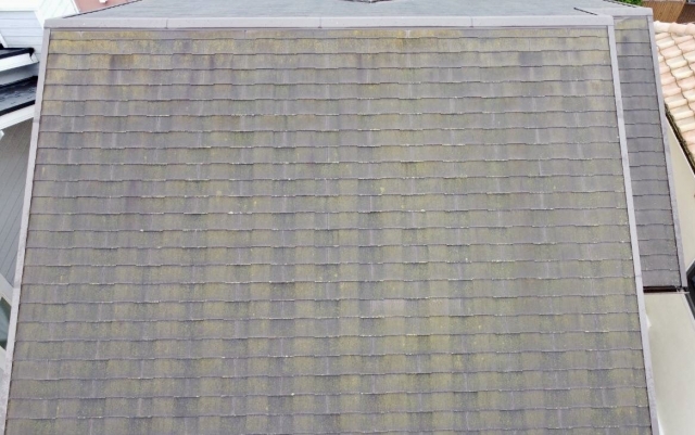 コロニアル,屋根,カビ,補修