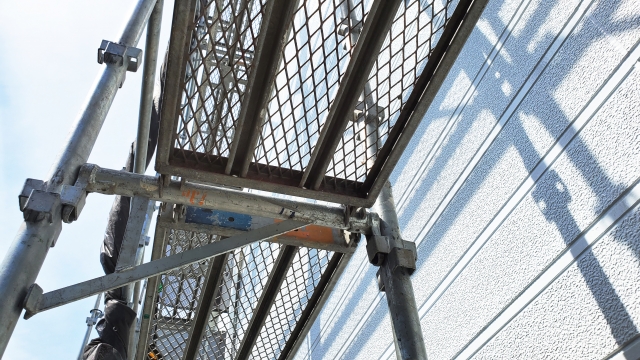 足場　外壁塗装