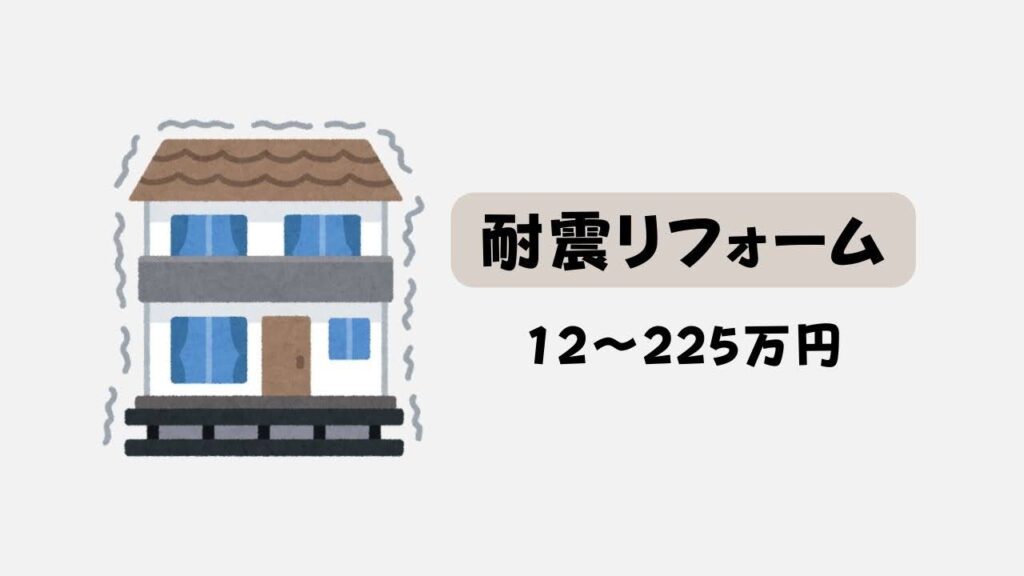 耐震リフォームの費用相場