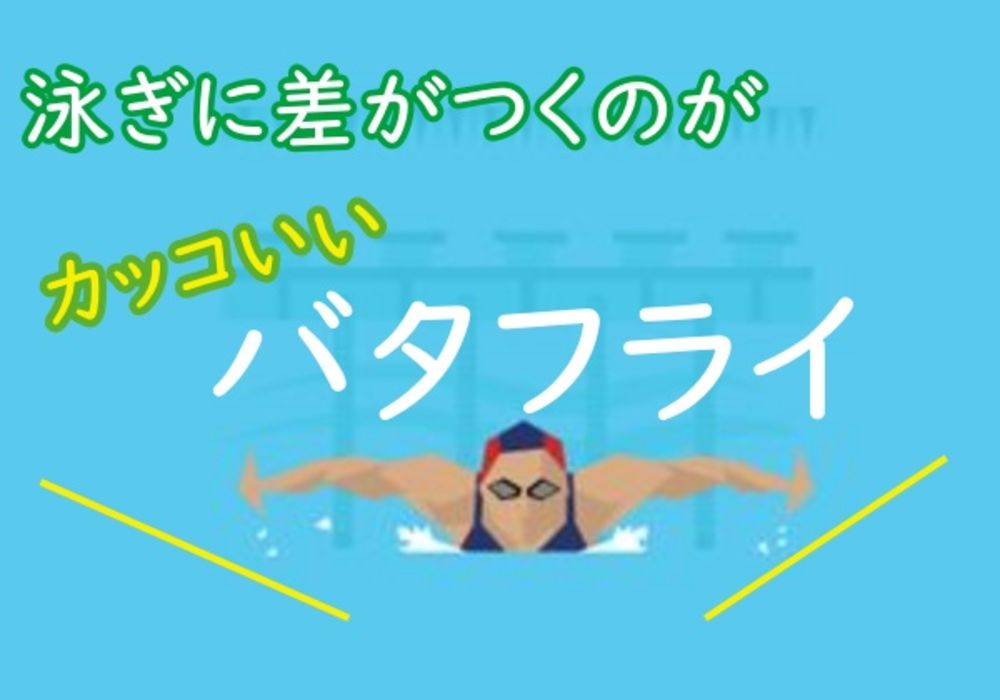 水泳プロ監修 バタフライの正しくキレイな泳ぎ方とコツ ゼヒトモ